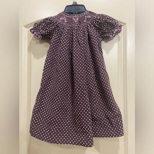 Vive la Fete smocked corduroy dress